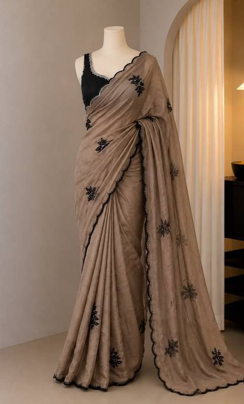 Embroidered Sarees, design 2